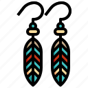 earrings, cultures, native, american, traditional, indian