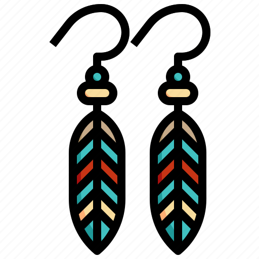 Earrings, cultures, native, american, traditional, indian icon - Download on Iconfinder