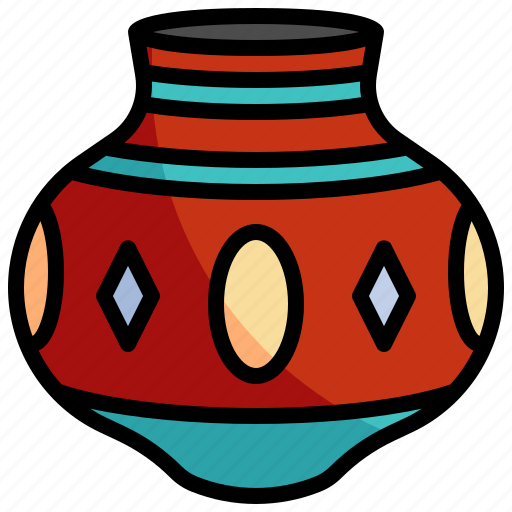 Vase, pottery, culture, cultures, native, american icon - Download on Iconfinder