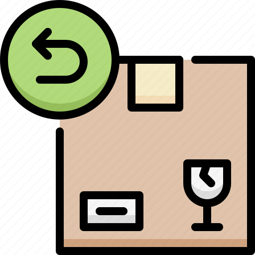 Delivery, shipping, package, logistics, box, return, refund icon - Download on Iconfinder