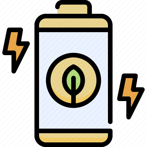 Ecology, eco, environment, battery, energy, charge, electric icon - Download on Iconfinder