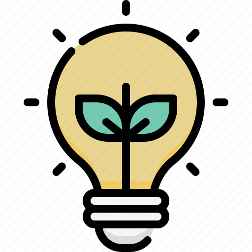 Ecology, eco, environment, green innovation, lightbulb, plant, innovation icon - Download on Iconfinder