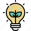 ecology, eco, environment, green innovation, lightbulb, plant, innovation 