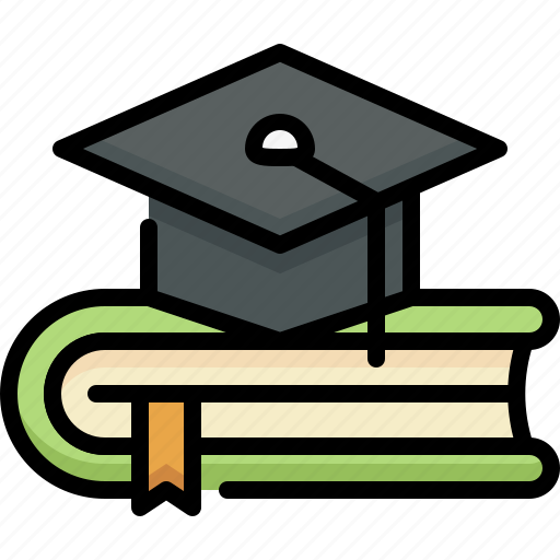 Education, school, learning, diploma, certificate, graduation, mortarboard icon - Download on Iconfinder