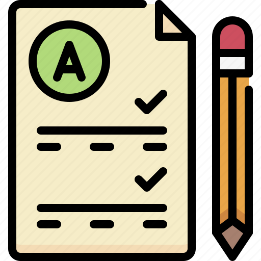 Education, school, learning, exam, test, examination, paper icon - Download on Iconfinder