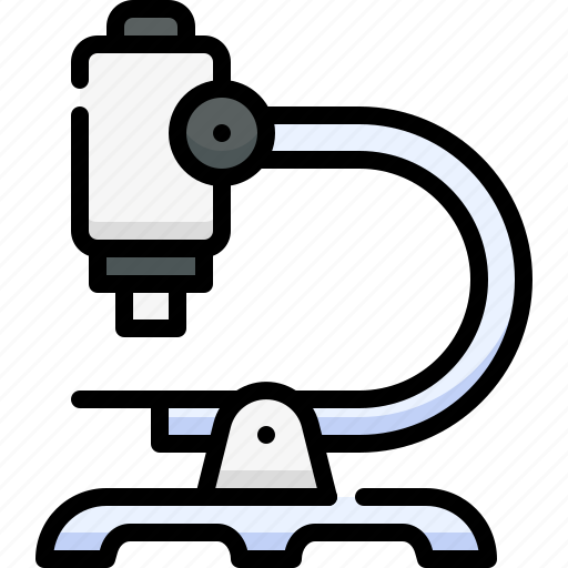 Education, school, learning, microscope, experiment, laboratory, research icon - Download on Iconfinder