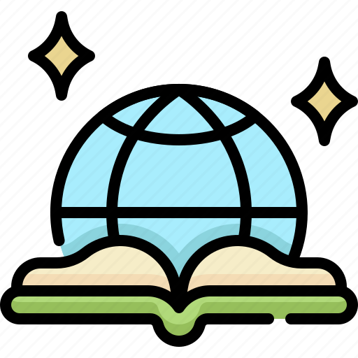 Education, school, learning, world knowledge, book, knowledge, library icon - Download on Iconfinder
