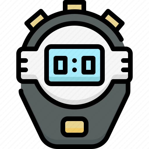 Fitness, gym, exercise, stopwatch, watch, timer, clock icon - Download on Iconfinder