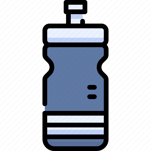 Fitness, gym, exercise, water bottle, sports bottle, drink, mineral water icon - Download on Iconfinder