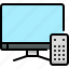 hotel service, hotel, tv, monitor, television, remote, electronic 
