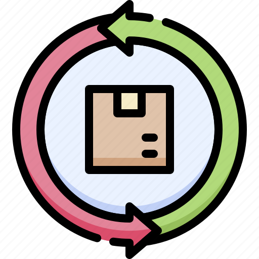Logistics, shipping, delivery, cycle, process, agile, package icon - Download on Iconfinder