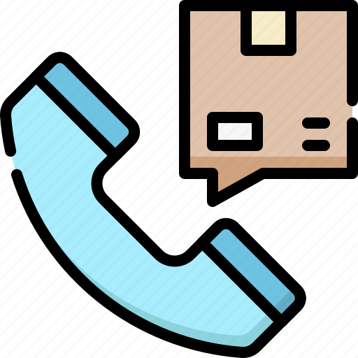 Logistics, shipping, delivery, telephone, call center, customer service, package icon - Download on Iconfinder