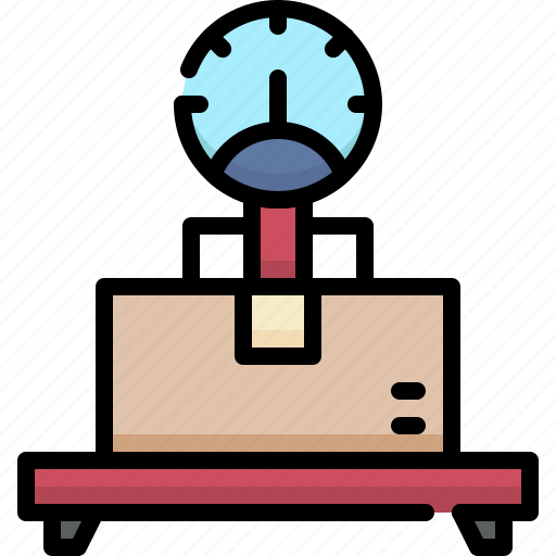 Logistics, shipping, delivery, weight, measuring, measurement, package icon - Download on Iconfinder