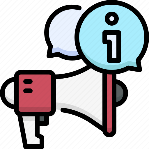 Marketing, business, advertising, informative, info, help, megaphone icon - Download on Iconfinder