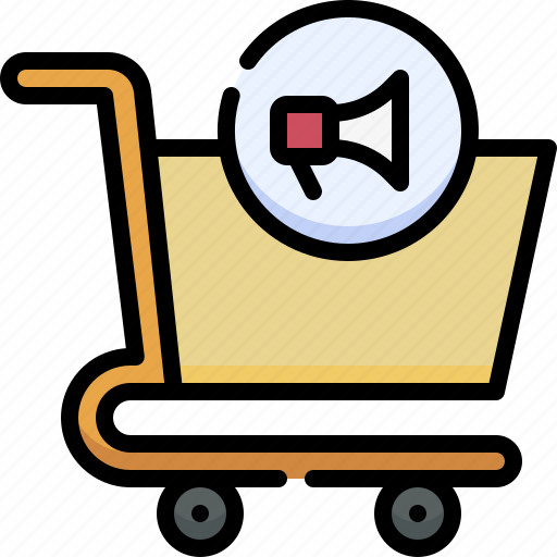 Marketing, business, advertising, shopping, trolley, cart, buy icon - Download on Iconfinder