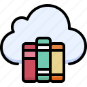 online learning, education, school, cloud library, book, cloud book, storage