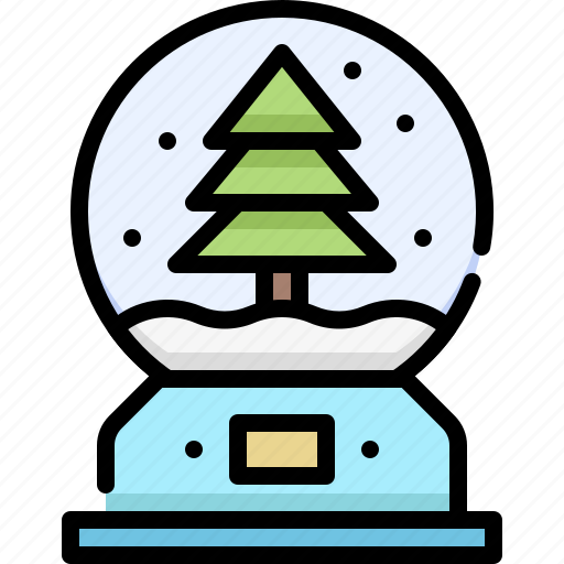 Winter, season, snowball, glass, snow, cold, decoration icon - Download on Iconfinder