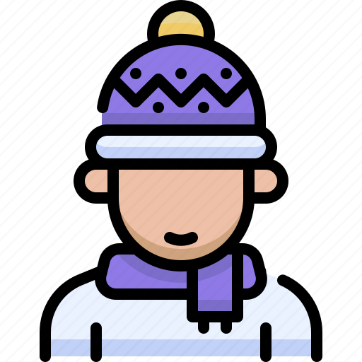 Winter, season, winter boy, fashion, clothing, man icon - Download on Iconfinder