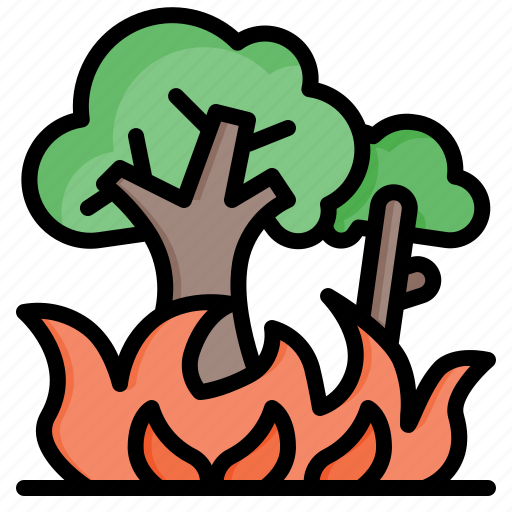 Wildfire, climate, change, heatwave, global, warming, natural icon - Download on Iconfinder