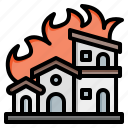 burn, climate, change, disaster, fire, house, natural