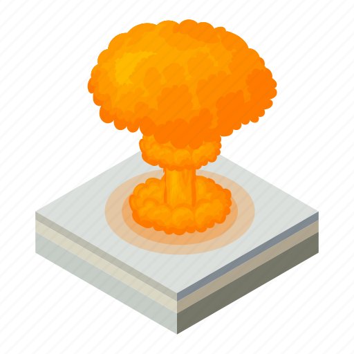 Bomb, cartoon, cloud, explosion, fire, nuclear, nuke icon - Download on Iconfinder