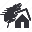 disaster, natural, house, catastrophe, hurricane, tree, forest, .svg, tornado, cyclone, wind 