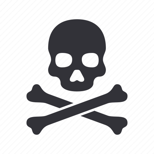 Danger, .svg, crossbones, skull icon - Download on Iconfinder