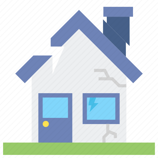 Property, damage, house, construction icon - Download on Iconfinder
