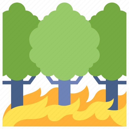 Wildfire, forest, jungle, ecology icon - Download on Iconfinder