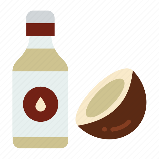 Coconut, copra, edible, oil, palm, seed icon - Download on Iconfinder