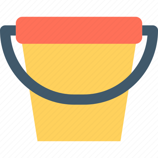 Bucket, pail, paint bucket, water, water bucket icon - Download on Iconfinder