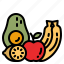 fruits, fruit, viburnum, healthy, food 