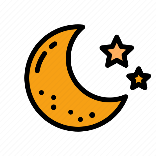 Moon, night, weather, star, stars icon - Download on Iconfinder