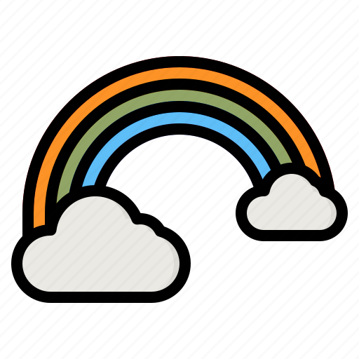 Rainbow, pride, sun, cloud, nature icon - Download on Iconfinder