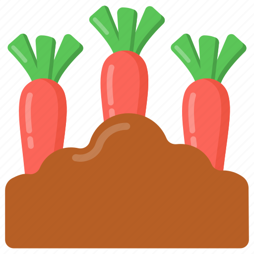 Carrot plantation, carrot growing, carrot cultivation, agriculture, farming icon - Download on Iconfinder
