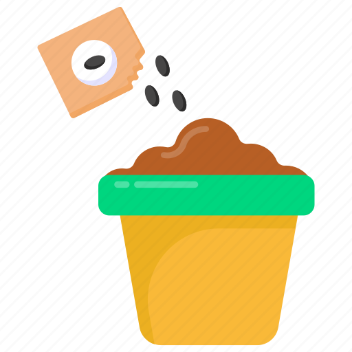 Seed planting, seeding, fertilizing, plantation, seed sowing icon - Download on Iconfinder