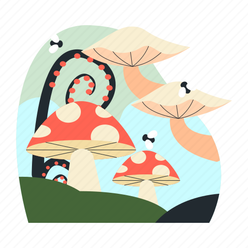 Mushroom, fungus illustration - Download on Iconfinder