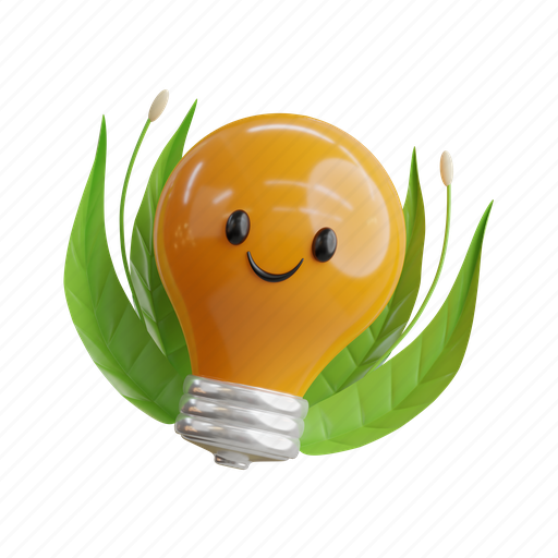 Eco, friendly, green, nature, environment, energy, leaf 3D illustration - Download on Iconfinder