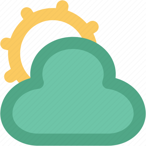 Cloudy, pronostic, sun and cloud, sunrise, sunset, weather, winter icon - Download on Iconfinder