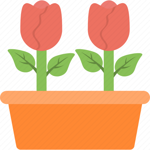 Blossom, flower, gardening, red rose, rose icon - Download on Iconfinder