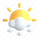sun, cloud, weather, forecast
