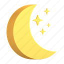 moon, night, weather, star