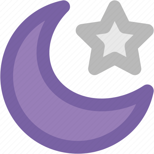 Crescent, ecology, moon, moon star, nature, weather icon - Download on Iconfinder