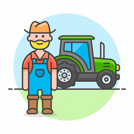 Agricultural, agriculture, farm, farmer, farming, machinery, male icon - Download on Iconfinder