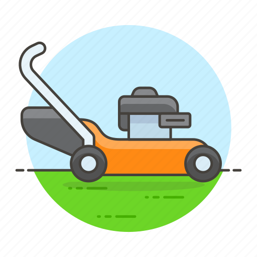 Cutter, garden, gardening, grass, lawn, lawnmover, lawnmower icon - Download on Iconfinder