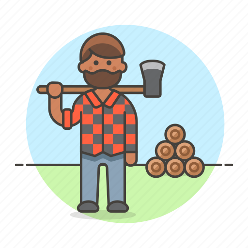 Gardening, axe, nature, male, tools, lumber, lumberjack icon - Download on Iconfinder