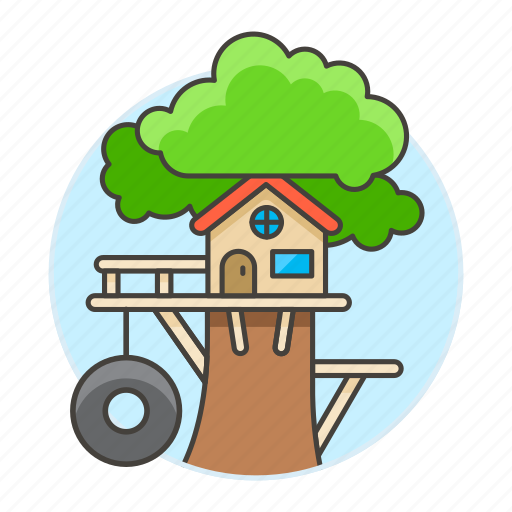 Building, fort, house, nature, platform, tree, treeshed icon - Download on Iconfinder