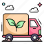 eco truck, transport, vehicle, automobile, automotive 