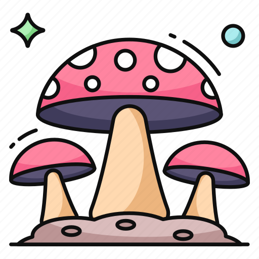 Mushrooms, vegetable, food, edible, toadstool icon - Download on Iconfinder