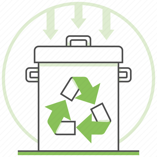 Bin, center, ecology, nature, recycling, trashcan, waste icon - Download on Iconfinder